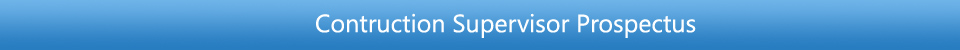 constructions Supervisor Syllabus